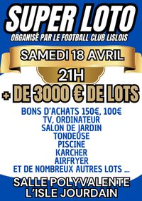 Loto du football club lislois à L'Isle-Jourdain