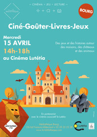Ciné-Goûter-Livres-Jeux à Saint-Herblain