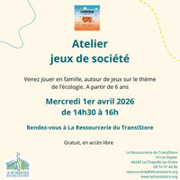 Atelier jeux de société à La Chapelle-sur-Erdre