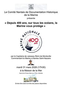 Conférence: Depuis 400 ans, la Marine vous protège. à Nantes