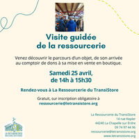 Visite guidée de la Ressourcerie du TransiStore à La Chapelle-sur-Erdre