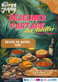 Déjeuner partage aux Antilles à Voisins-le-Bretonneux