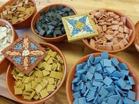 Atelier mosaïque à Alise-Sainte-Reine