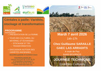 Céréales à paille : variétés, stockage et transformation à Bournos