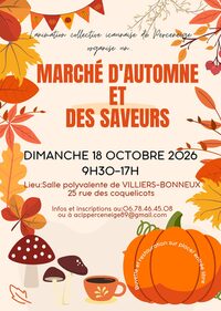 Marché d'automne et des saveurs à Perceneige