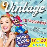 Market vintage & rétrogaming à Montbéliard