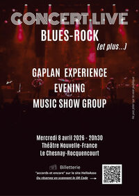 CONCERT LIVE BLUES-ROCK (et plus...) à Le Chesnay-Rocquencourt