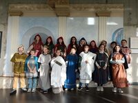 Le Jupiter à l’anguipède revisité par les CM1-CM2 de l’école François Rabelais d à Saint-Marcel