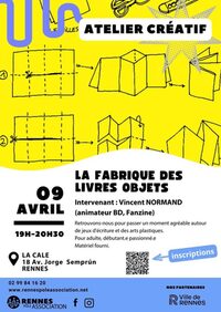 Atelier créatif : La Fabrique des livres objets à Rennes