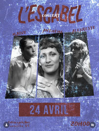 Concert de MAUVE, Anthème et Alexia Cordonnier à Toulouse