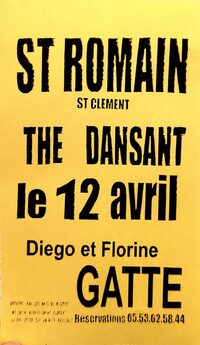 Thé dansant du printemps à Saint-Romain-et-Saint-Clément