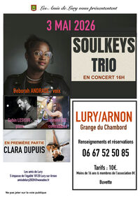 Concert Soulkeys Trio à Lury-sur-Arnon