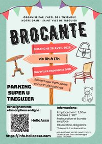 Brocante Parking Super U à Tréguier