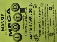 Mega Loto du basket club Manslois à Mansle