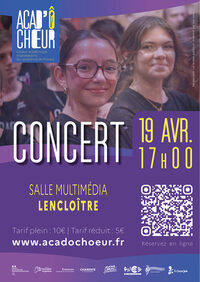 Concert Acad'ÔChœur à Lencloître