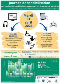 Sensibilisation aux outils numériques pour les personnes en situation de handica à Oulchy-le-Château