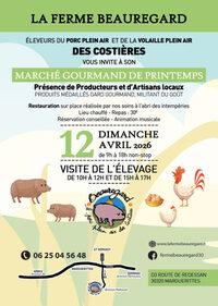 Marché gourmand de printemps à Marguerittes