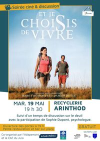 Soirée ciné discussion "Et je choisis de vivre" à Arinthod