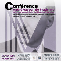 André Vayson de Pradenne et le renouveau de la Préhistoire française à Apt