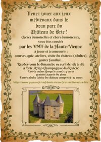 Jeux médiévaux à Champagnac-la-Rivière