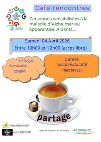 Café Rencontres Association Alz'Amis à Hazebrouck