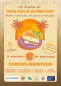 Braderie de la Taste Quiche de Mirecourt à Mirecourt