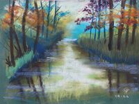 Exposition de pastels par Gérard Touret à Lignières