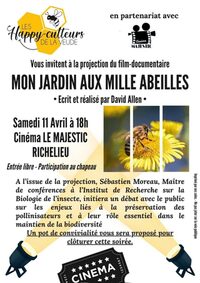 Ciné-débat : "Mon jardin aux mille abeilles" à Richelieu