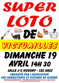 Super loto de victuailles à Les Arcs