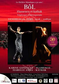 BôL - Flamenco et kathak à Paris 13e