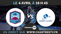 C'Chartres Métropole Basket Féminin vs Basket Landes à Chartres