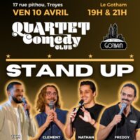 Soirée Humour/stand-up - Quartet Comedy Club à Troyes