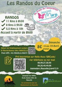 Les Randos du Cœur à Naucelle
