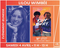 Lilou Wimbée signe son roman « Run Away » à Paris 17e