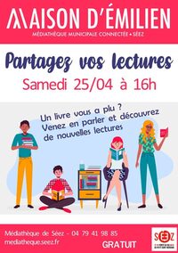 Partageons nos lectures à Séez