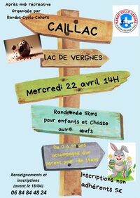 Randos enfants et chasse aux oeufs à Caillac