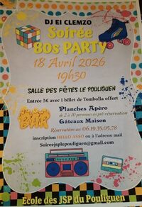 Soirée 80s party à Le Pouliguen