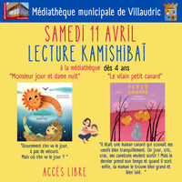 Lecture Kamishibaï à la médiathèque dès 4 ans à Villaudric