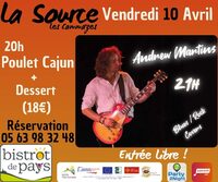 Andrew Martins, Rock cover 60-70's à Les Cammazes