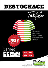 Déstockage textile à Scey-sur-Saône-et-Saint-Albin