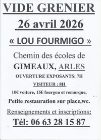 Vide grenier du Fourmigo à Arles