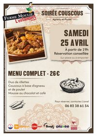 Soirée Couscous à la ferme ! à Brassempouy