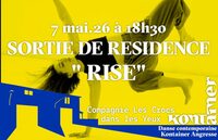 Sortie de résidence de la Compagnie Les crocs dans les yeux "RISE" -  Danse cont à Angresse