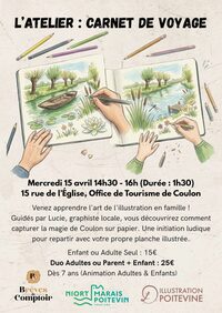 L’Atelier : Carnet de Voyage au Marais à Coulon à Coulon