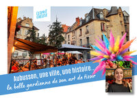 La visite d'Aubusson de Faustine - 28 juillet à Aubusson