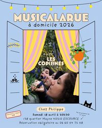 Musicalarue à Domicile avec LES COP(I)NES à Escource