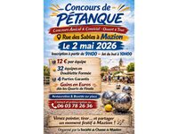 Concours de pétanque à Mazion