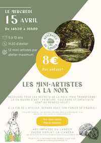Atelier "Les Mini-Artistes à la Noix" à Sarlat-la-Canéda