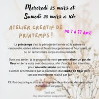 Atelier créatif : DIY remède d'herboriste : printemps à Agen