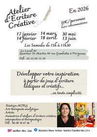 Atelier d'écriture créative - Local 90 à Périgueux